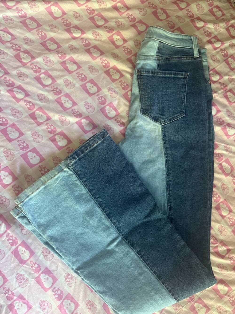 Fashion Nova 2 Tone Jeans